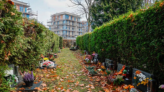 Vstavba novch obytnch dom na Novm Pertn v Liberci pobl krematoria (12. listopadu 2025)