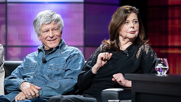 Andrea �underl�kov� a Ladislav Klein v po�adu 7 p�d� Honzy D�dka (9. prosince 2025)