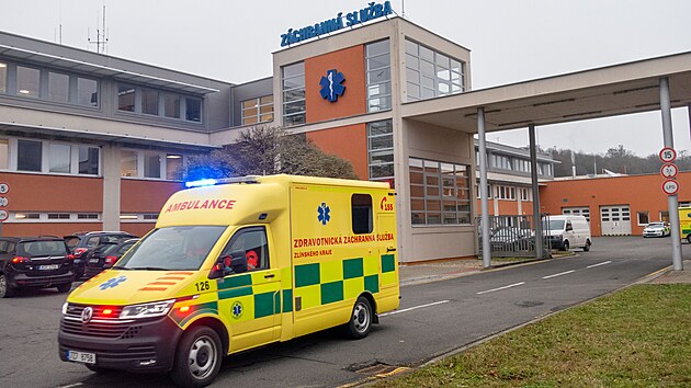 S�dlo Zdravotnick� z�chrann� slu�by Zl�nsk�ho kraje ve Zl�n� na Peroutkov� n�b�e��. (prosinec 2025)