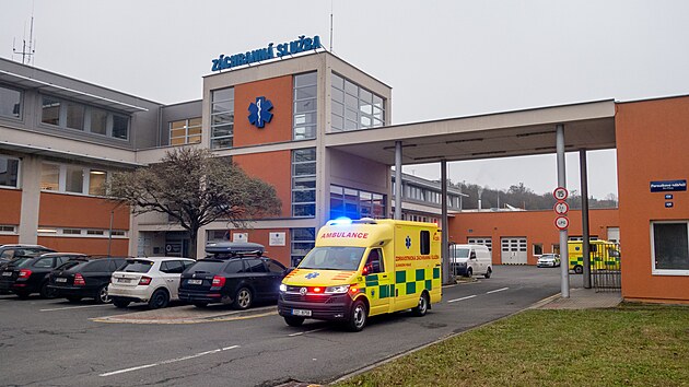 S�dlo Zdravotnick� z�chrann� slu�by Zl�nsk�ho kraje ve Zl�n� na Peroutkov� n�b�e��. (prosinec 2025))