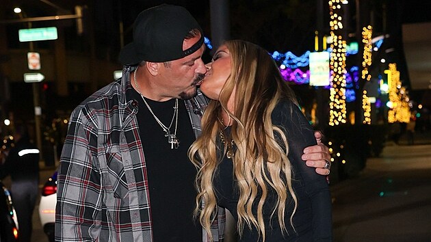 Franco Vescovi a Carmen Electra (Beverly Hills, listopad 2025)