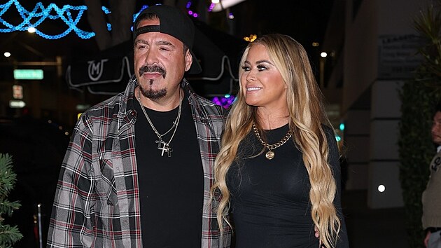 Franco Vescovi a Carmen Electra (Beverly Hills, listopad 2025)