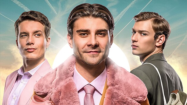 Daniel Krej��k, Marek Lambora a Tomas Sean P�eni�ka na plak�t� k novince Klan Ba�a