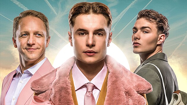 Tom� Klus, Oskar Hes a �imon Opp na plak�t� k novince Klan Ba�a