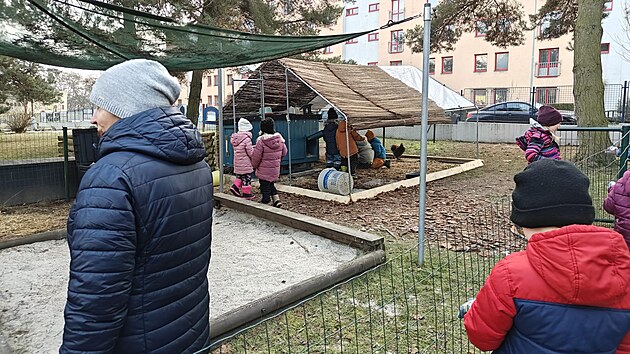 Slepiky pinej radost nejen dtem ze kolky, ale i lidem z okol. (27. listopadu 2025)