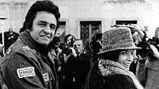 Johnny Cash se svojí �enou June (11. listopadu  1974)