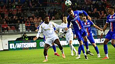 Momentka ze zápasu Artis Brno (modrá) - Sparta.