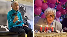 Málokdo je ve sto jedna letech v takové kondici jako tato dáma. Akoli jet v...