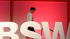 Nmecké levicov populistické Spojenectví Sahry Wagenknechtové (BSW)...