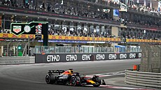 Max Verstappen z Red Bullu bhem Velké ceny Abú Zabí.