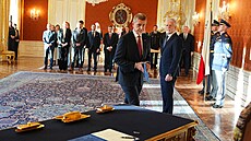 Prezident Petr Pavel oficiáln jmenoval Andreje Babie pedsedou vlády. (9....