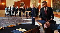 Prezident Petr Pavel oficiáln jmenoval Andreje Babie pedsedou vlády. (9....
