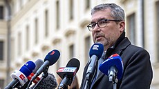 Martin �ebestyán (SPD) odpovídá noviná��m na dotazy po konzultacích s...