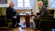 Kandidát na ministra obrany za SPD Jaromír Z�na po p�ijetí u prezidenta Petra...