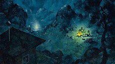 Ilustrace Pavla echa k Chat v Jezerní kotlin