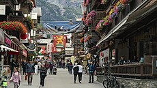 Ulice v Zermattu (12. zá�í 2024)