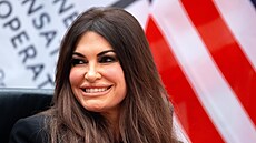 Velvyslankyn v ecku Kimberly Guilfoyleová bhem setkání iniciativy...