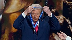 Americký prezident Donald Trump se stal prvním dr�itelem nové Ceny míru, kterou...