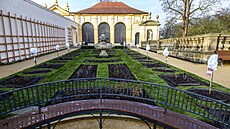 R��ová zahrada na d��ínském zámku (prosinec 2025)