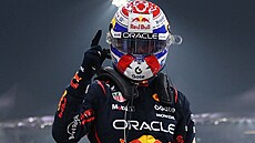 Max Verstappen, vít�z kvalifikace na Velkou cenu Abú Zabí