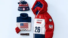 Zahajovací uniforma Team USA od Ralph Lauren pro hry Milano Cortina 2026. Bílý...