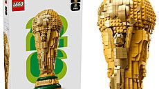 Replika trofeje FIFA World Cup v mítku 1:1 z 2 842 dílk. Trofej je prvním...