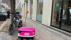 Robotická vozítka v Karlín� budí rozruch, jsou hlavn� atrakcí. (4. prosince...