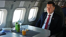 P�edseda Sn�movny Tomio Okamura (SPD) odlet�l na svou první zahrani�ní cestu na...