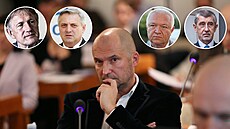 Jií vachula a malé snímky zleva nahoe: Karel Feix, Petr Rafai, Jaroslav...