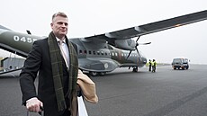 Návrat p�edsedy PSP �R Tomia Okamury a delegace ze Slovenska. Na snímku Filip...