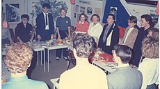 Studentské Vánoce v roce 1989.