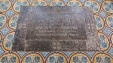 Interiér kaple sv. Václava ve Vl�í.