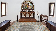 Interiér kaple sv. Václava ve Vl�í.