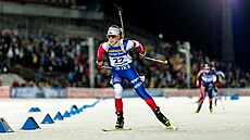 Tereza Voborníková na trati vytrvalostního závodu.