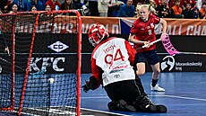 Karolína Klubalová ohro�uje �výcarskou bránu.