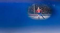 Tereza Voborníková na trati sprintu.