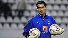 Bývalý eský branká Radek erný v barvách Tottenhamu.