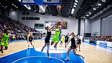 Momentka z utkání USK Praha - Hradec Králové.