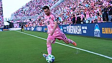 Lionel Messi ve finále play off MLS proti Vancouveru.