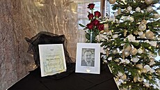 Vzpomínka na zesnulého �editele Muzea jihovýchodní Moravy Pavla Hrubce v budov�...