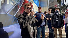 Krajn pravicový aktivista Nick Fuentes (13. listopadu 2021)