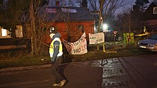 Policie zakroila v ostravské kolonii Bedika a zajistila prostor okolo domu,...