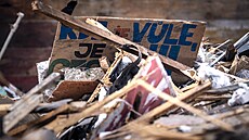 Ostravská kolonie Bed�i�ka poté, co padl poslední objekt ze sou�asné vlny...