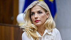 Slovenská ministryn� kultury Martina �imkovi�ová (21. �íjna 2025)