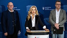 Slovenská ministryn� kultury Martina �imkovi�ová (24. listopadu 2025)