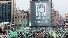 Sy�ané si p�ipomínají první výro�í pádu diktátora Ba�ára Asada. Snímek pochází...