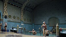 Lázn� Gellért v Budape�ti (28. dubna 2022)