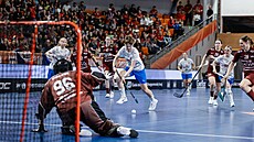 Zaplnná hala, svátení atmosféra, dv hladké výhry eského týmu. V Brn se o...