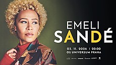 plakát na koncert Emeli Sandé v O2 universu