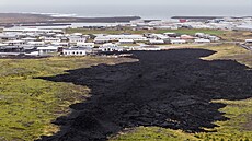 Islandský Grindavík, evakuovaný po ni�ivé erupci v roce 2023, se z m�sta duch�...